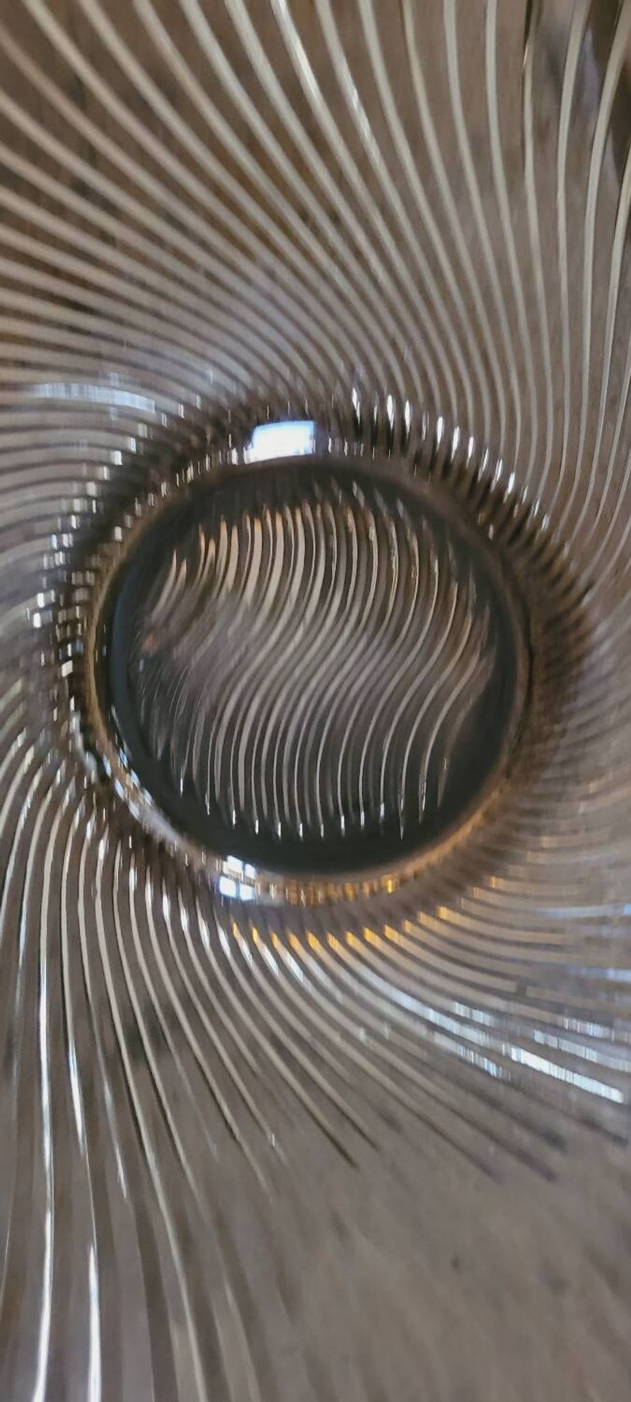 80s smoked glass cup
