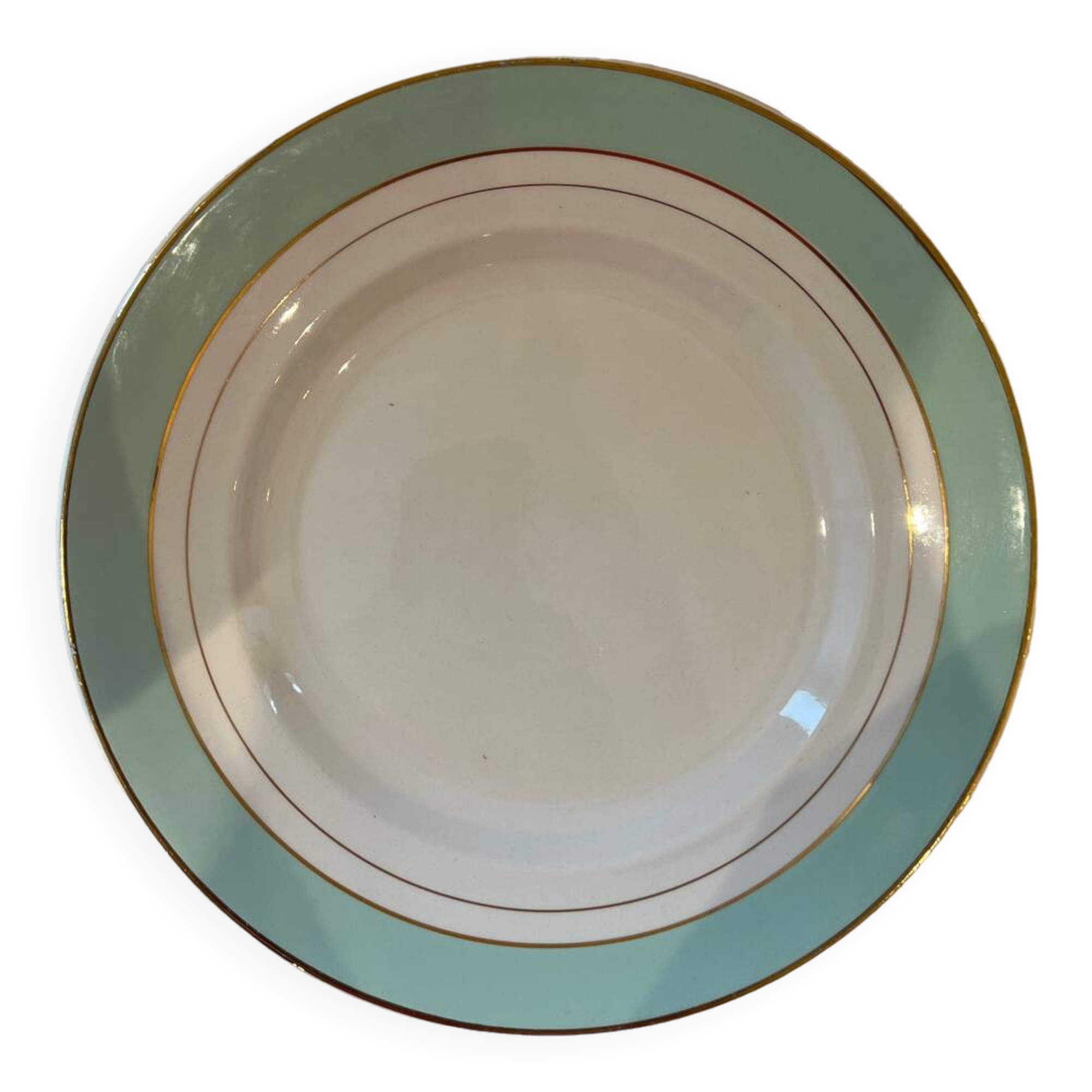 Round presentation dish - Epinay Luneville