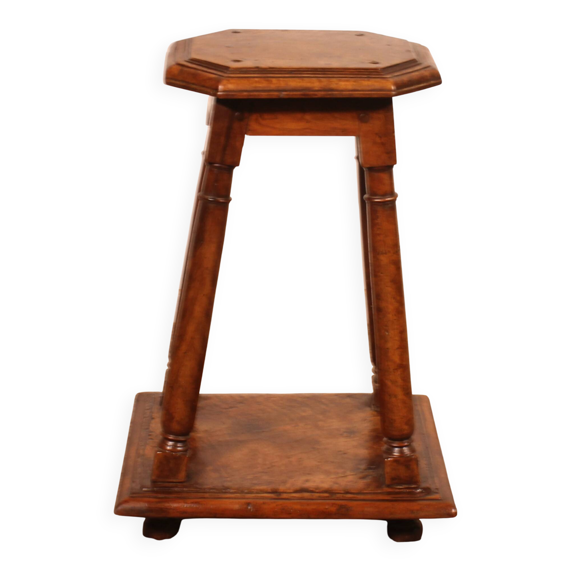 Henri II walnut stool, early 17th century