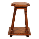 Henri II walnut stool, early 17th century