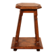 Henri II walnut stool, early 17th century