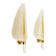 Rare set of 1960s Murano glass wall lamps by Barovier & Toso