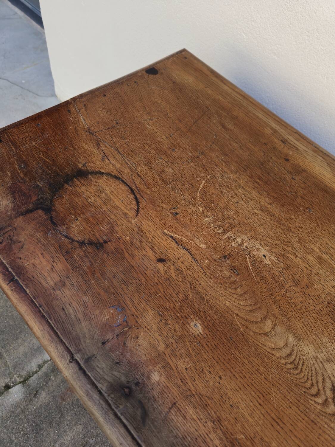 Antique solid oak desk from the 1900s