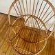7 vintage rattan armchairs