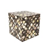 Mid-century mother-of-pearl flakes ice bucket, Italy 1950s