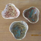 3 ceramic bowls signed Buchtal 70s