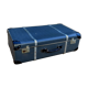 Vintage blue suitcase