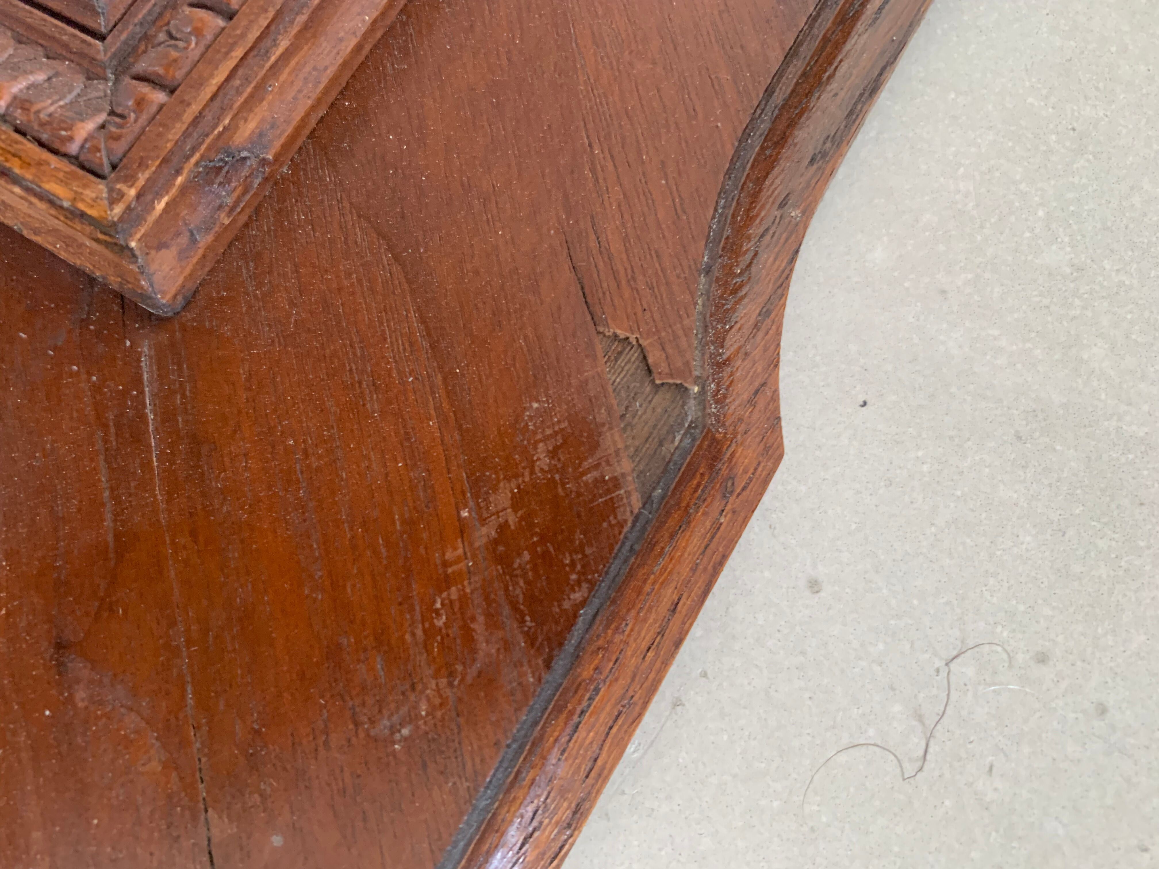 Old wood frame / carved knot