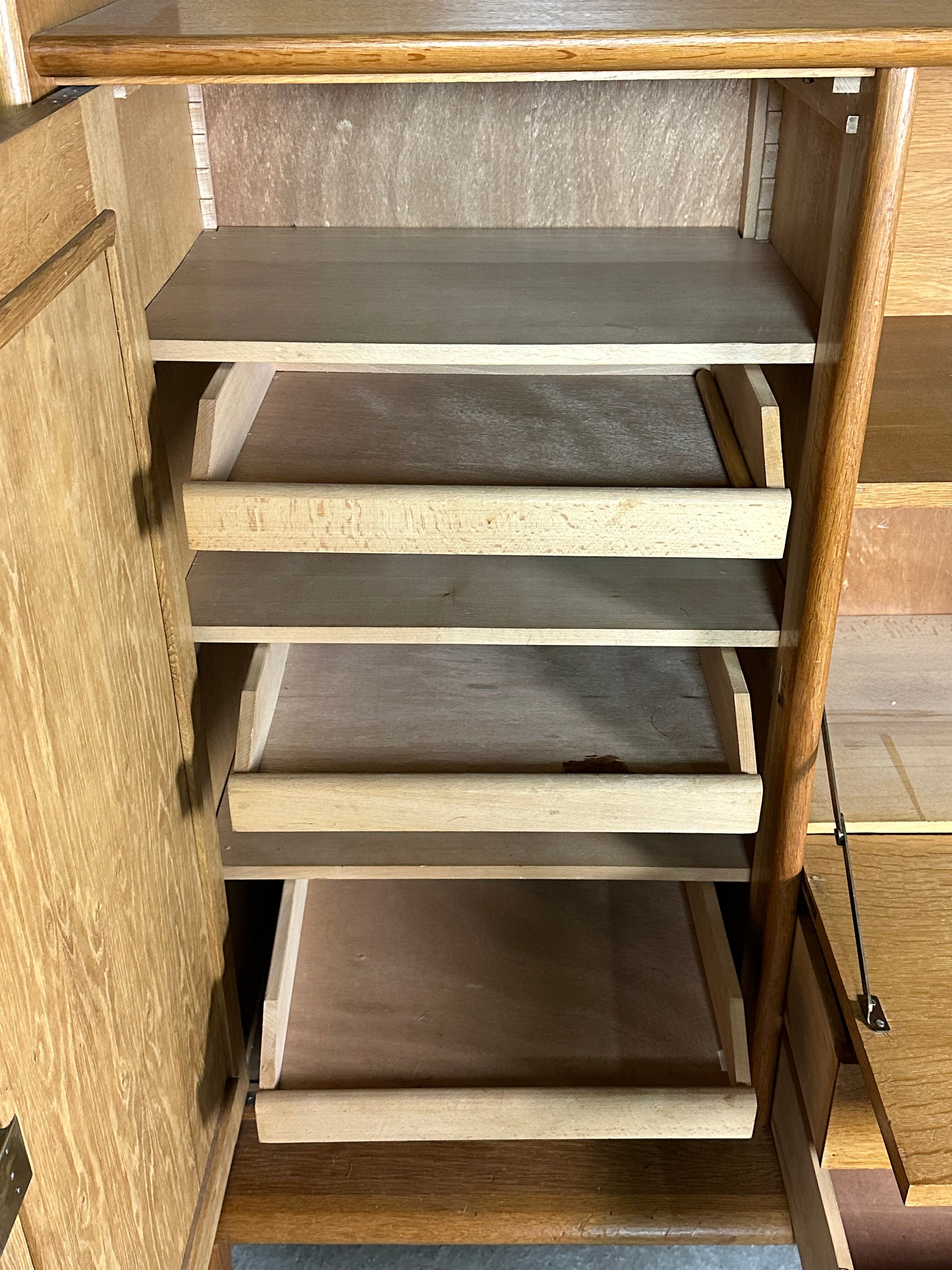 Vintage 1950 oak storage unit / secretary