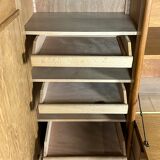 Vintage 1950 oak storage unit / secretary