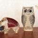 Abraham Palatnik lucite animals elephant swordfish owl