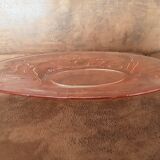 Plat verre rose original