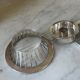Pair of Keltum Pleet silver metal candlesticks