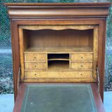 Louis Philippe secretary in solid wood with satin finish