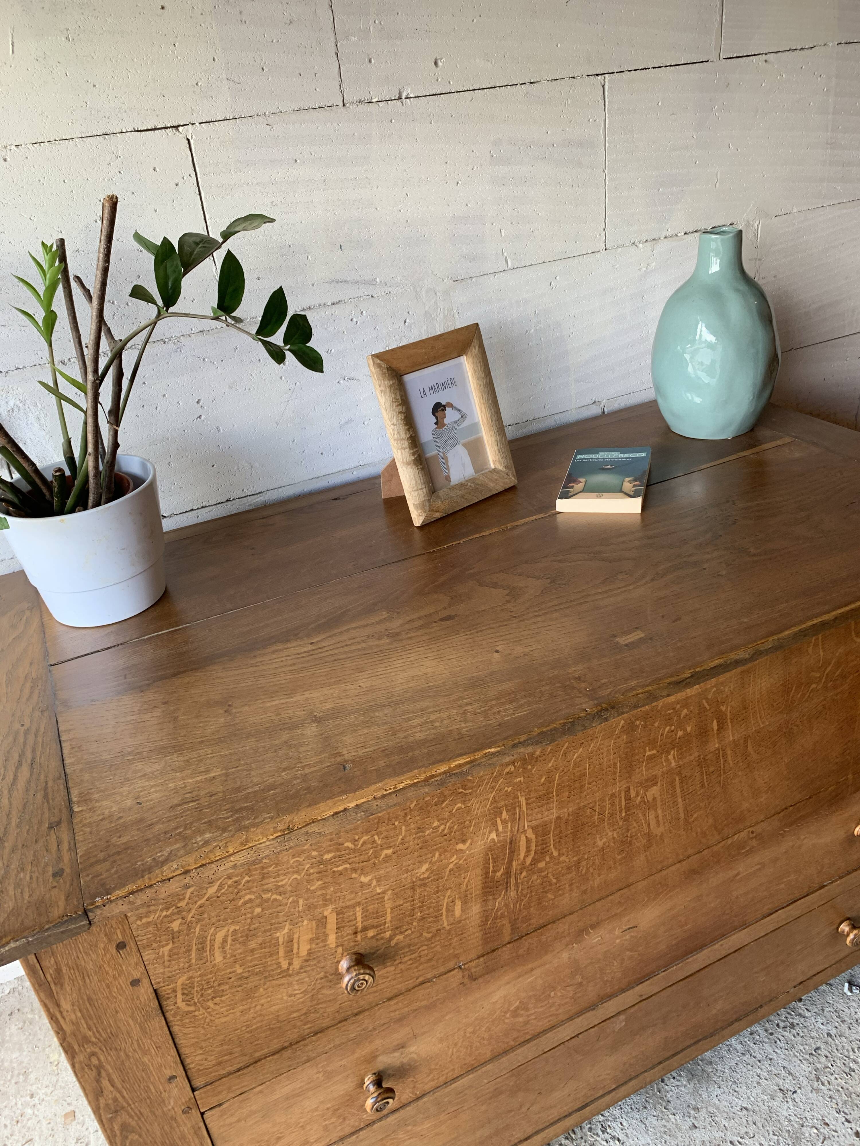 Chest of drawers, solid wood chest of drawers, 1950s