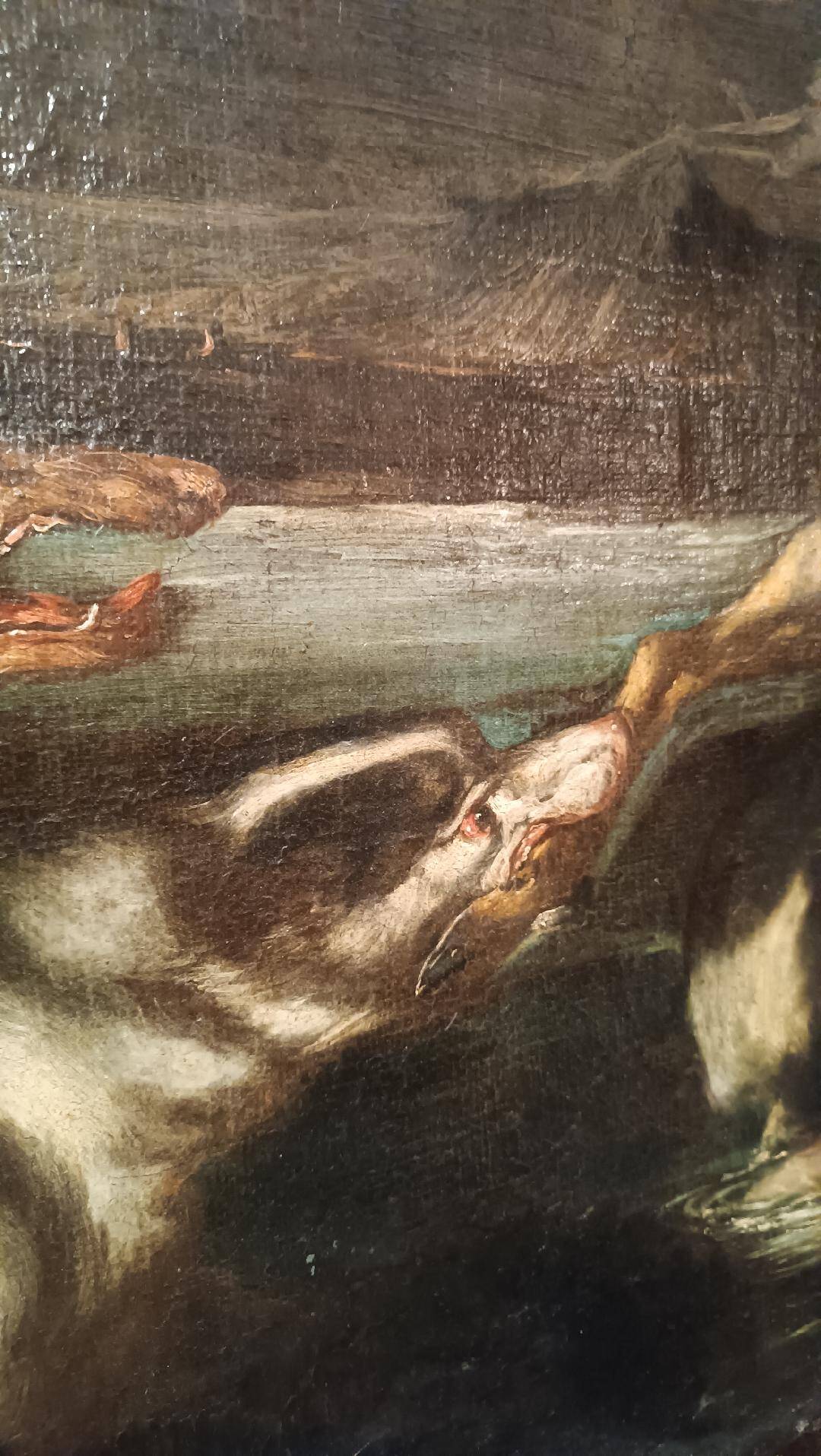 Antique Painting from the 17th Century Flemish School