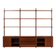 Poul Cadovius 3 bay rosewood wall unit for Cado, 1960s