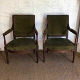 Pair of antique armchairs