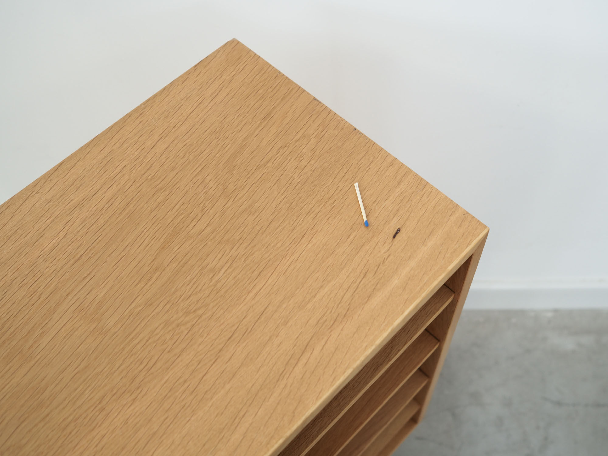 Ash bookcase, Danish design, 70's, production: Denmark