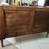 Chest of drawers louis XVI mahogany marble top