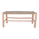 Moroccan woven bench