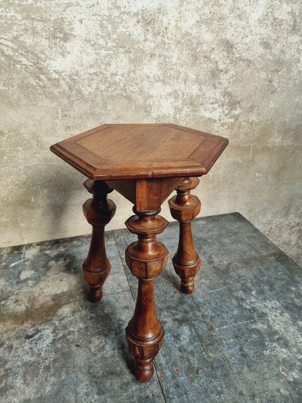 table d’appoint antique table végétale