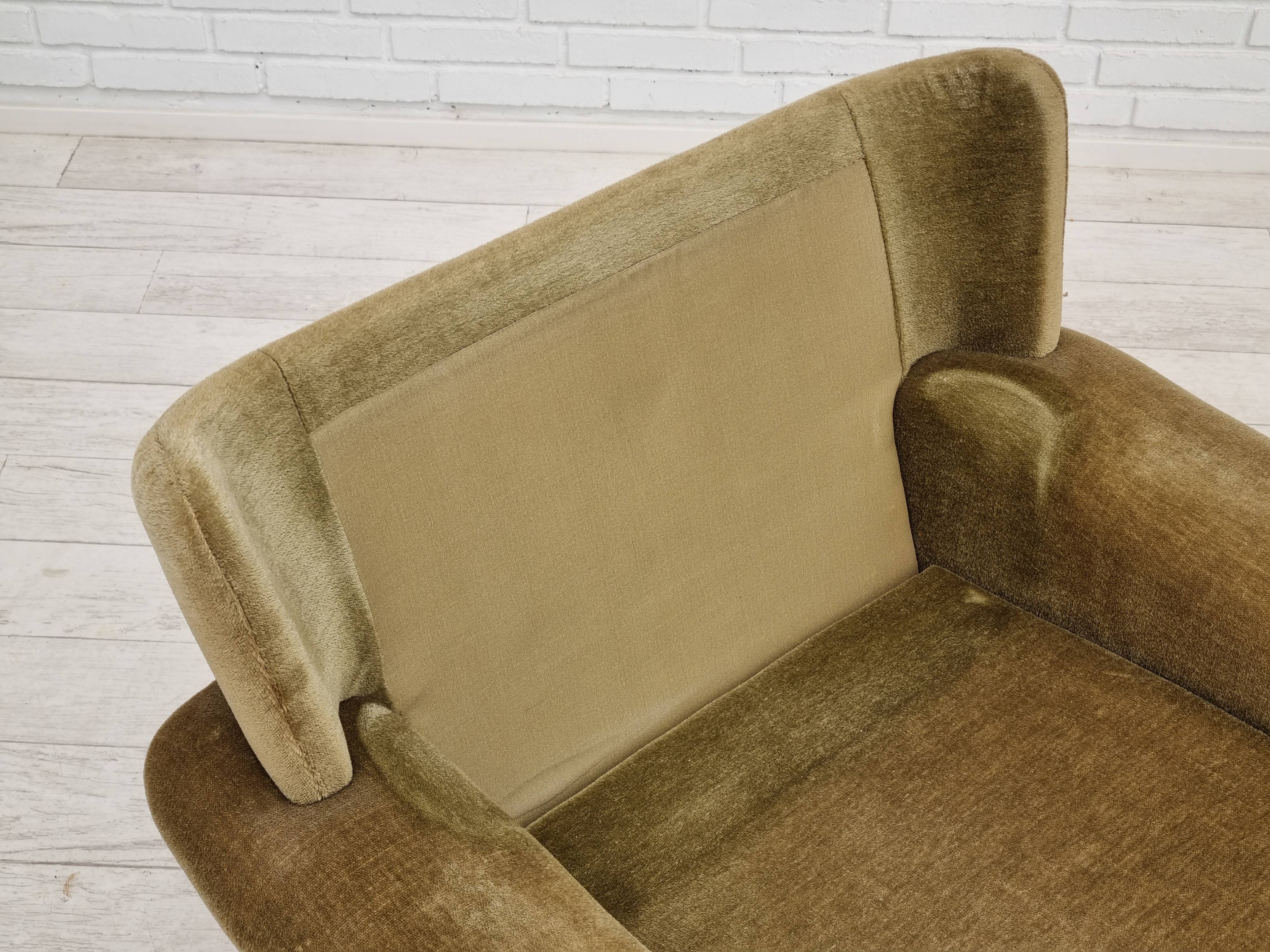 Fauteuil vintage danoise avec rembourrage années 1970