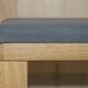 James Burleigh Bosa kitchen bench in handmade oak