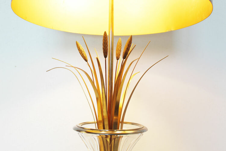 Lampe de table 'Vase Roseaux'