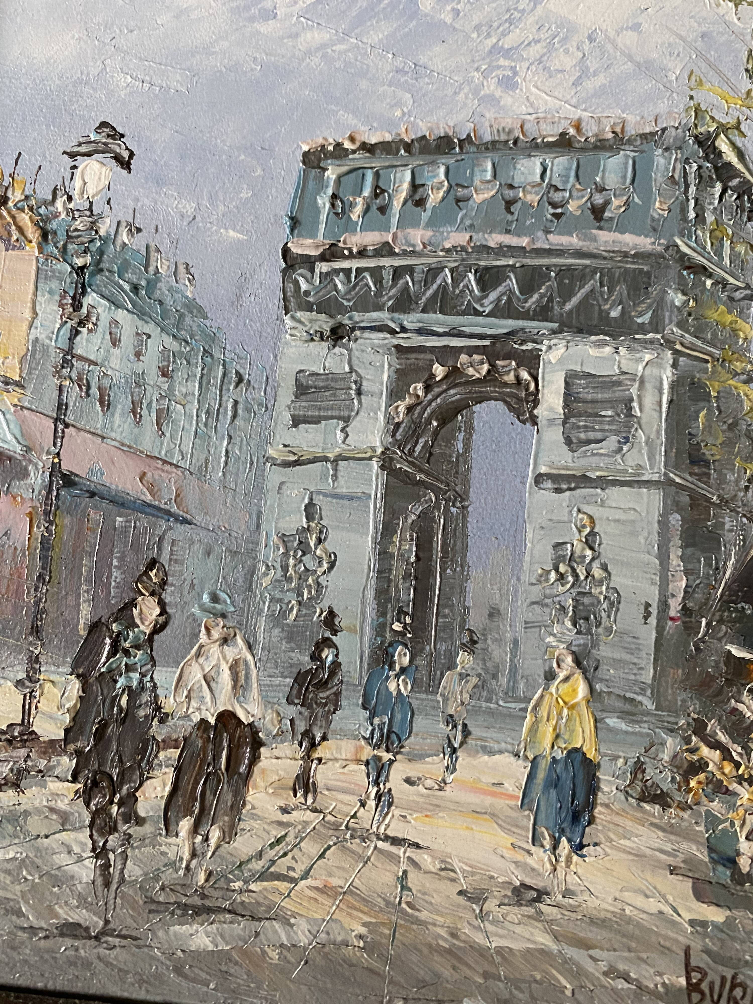 Oil on canvas signed Caroline Burnett