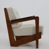 1930's unique cubist armchair, Czechoslovakia