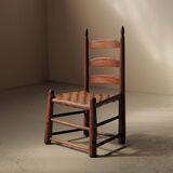 Low chair in Shaker style, United States, circa 1900