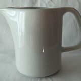 Limoges white earthenware milk pitcher
