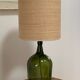 Lampe dame jeanne et rabane