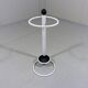 Umbrella stand in white & black by D-TEK 1980’s
