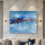 Tableau Abstrait Original artiste côté Akoun