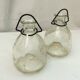 Duo wasp trap or fly-shaped glass goble