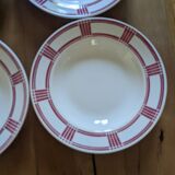 6 Badonviller soup plates