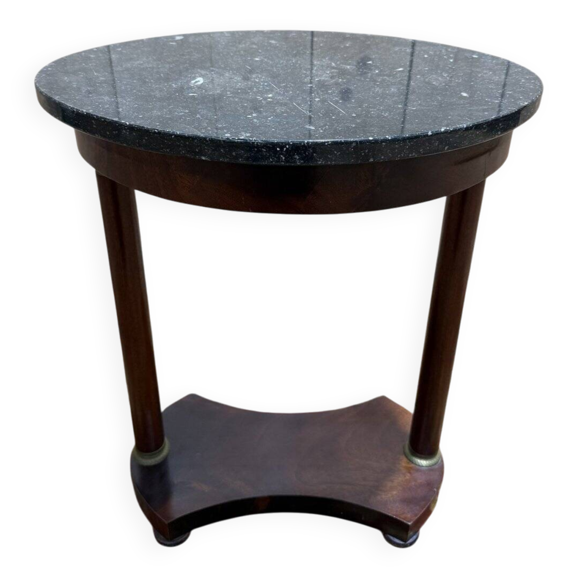 Small oval side table in Empire style