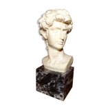 Ancient subject bust on marble base