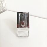 Translucent plexiglass and chrome metal coat hooks Allibert vintage 70s