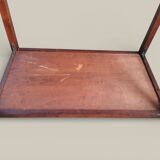 Art Deco wooden serving trolley on wheels.