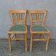 2 chaises de bistrot vintage