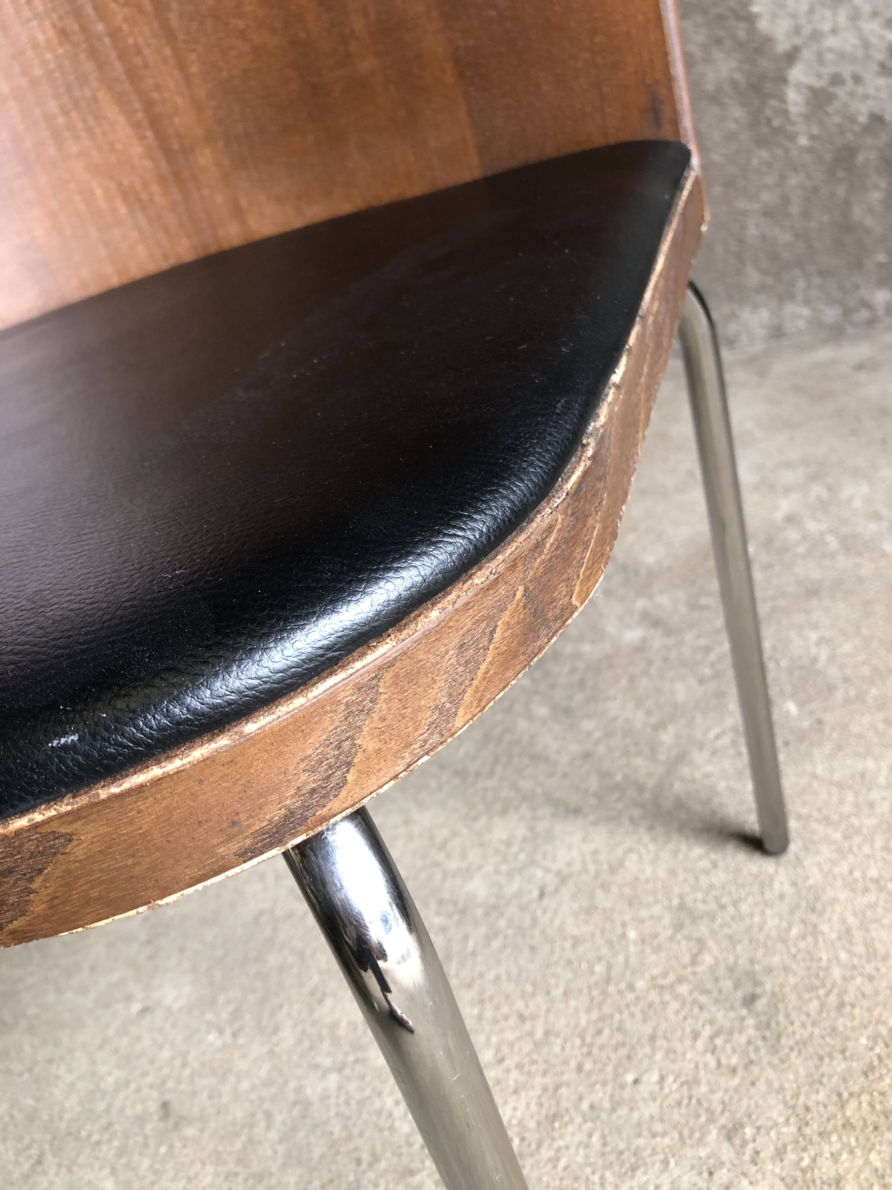 Fusion table and four chair set, vintage Ikea, 1990