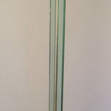 Floor lamp made of glass, brass and lacquered metal
