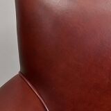 Pair of Small Club Armchairs in Sheepskin - Reproduction