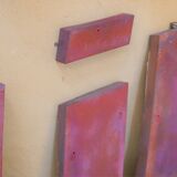 Letter to sign vintage metal "T".