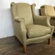 Pair of vintage ear chairs 1950 1960 design italy