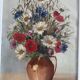 Oil painting - Still life with bouquet - signed