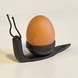 Brutalist Snail Candle Holder Vintage